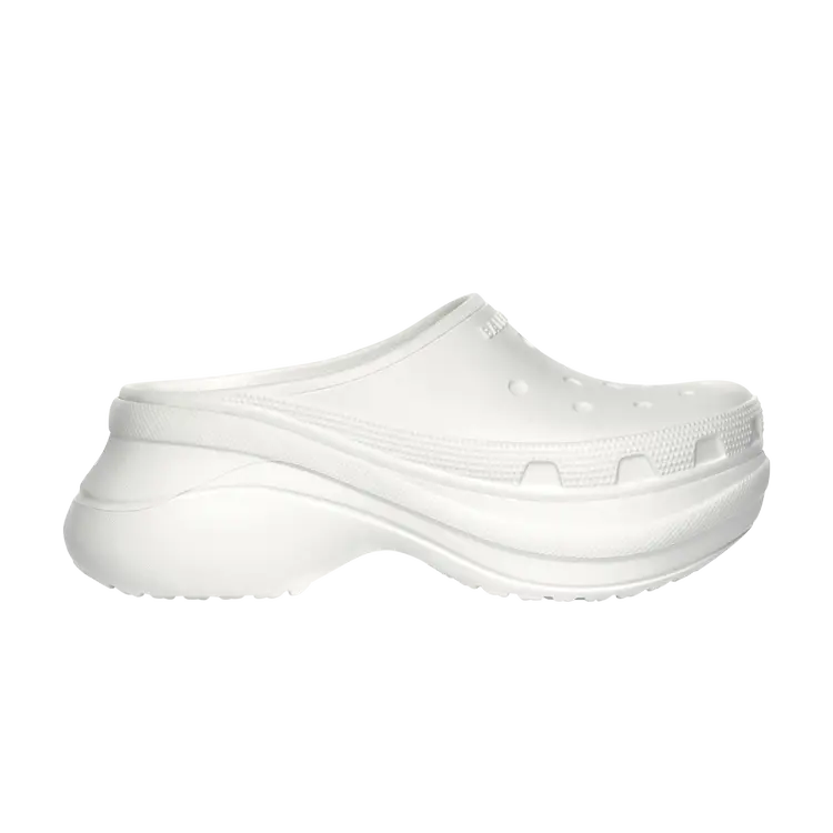 Кроссовки Balenciaga Crocs x Balenciaga Wmns Pool Slide Sandal, белый