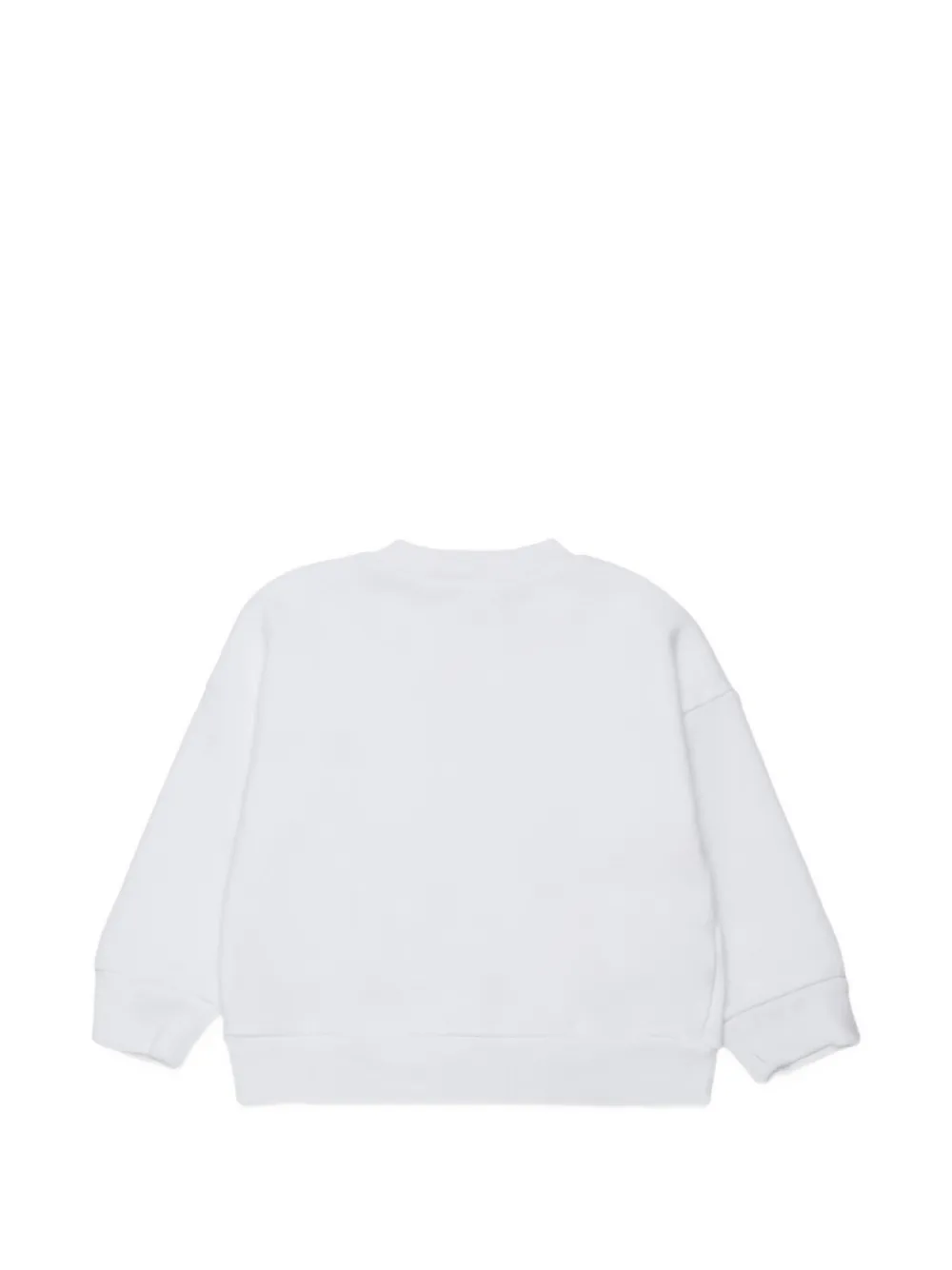 Свитшот на молнии с цветочным принтом Marni Kids, белый — фото 2