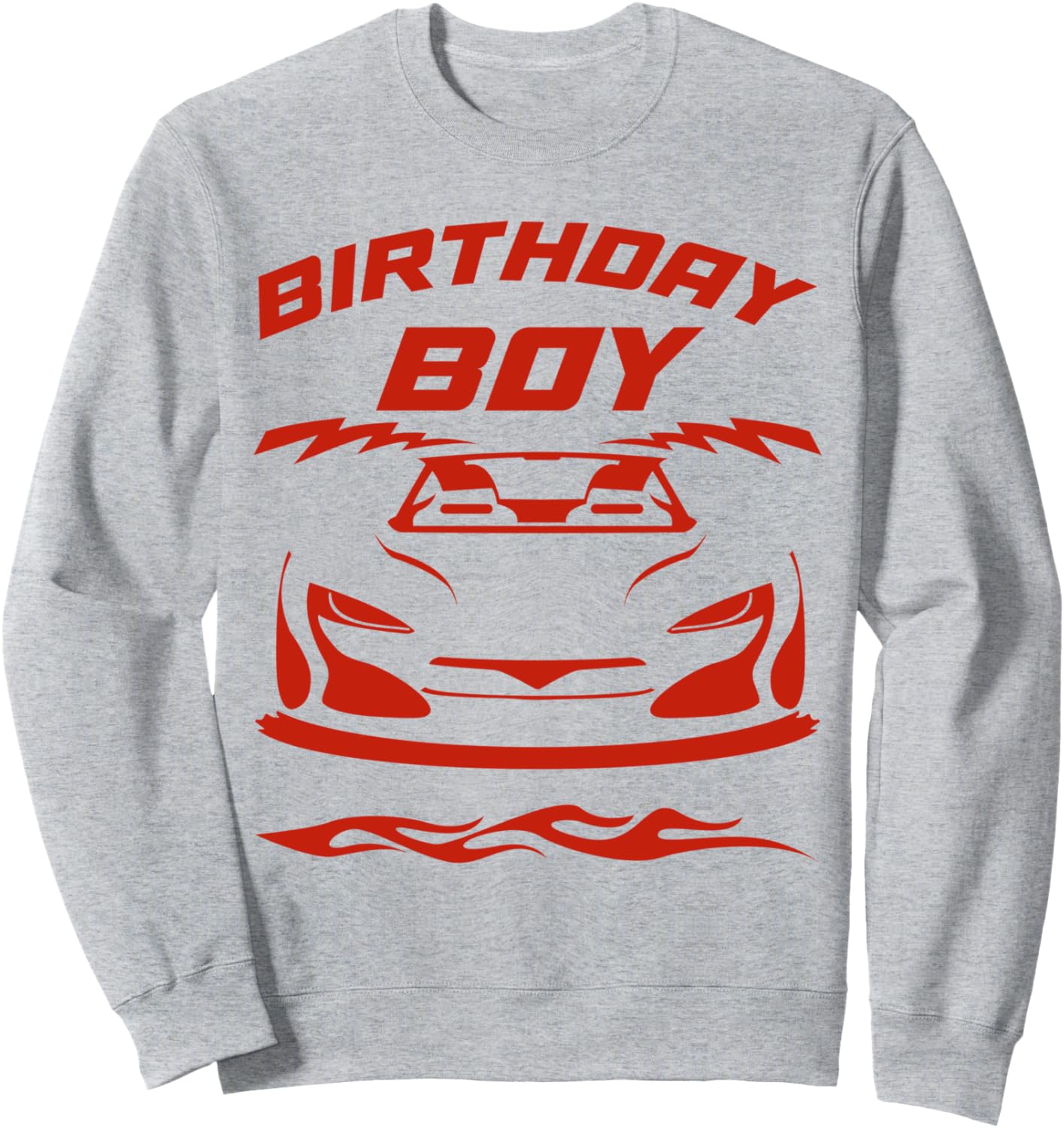 

Толстовка для вечеринки в честь 8-летия именинника в стиле «Гонки ковбоев» Family Look Racing Car Theme Decorations Gifts, серый