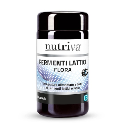 

Flora Probiotics Пищевая добавка на основе молочного фермента 50 капсул Nutriva