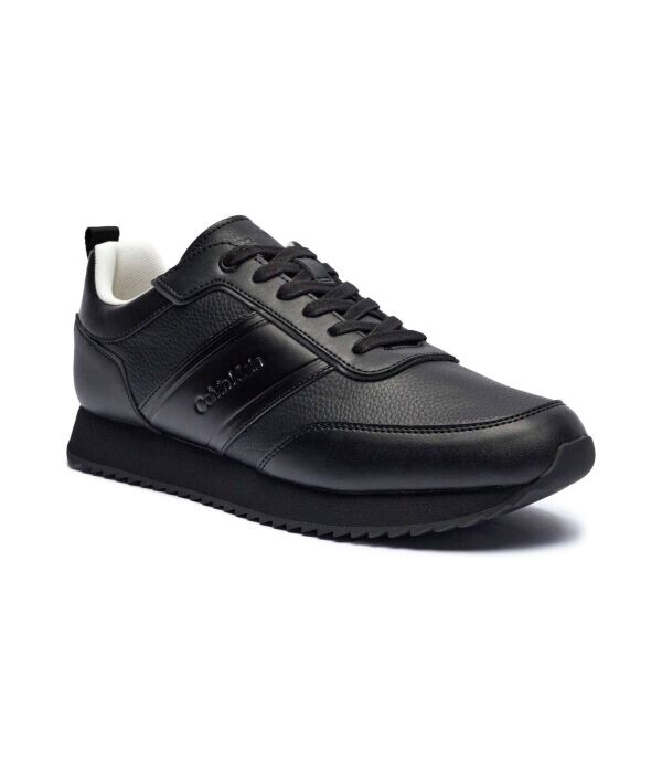 

Кроссовки мужские Calvin Klein кожаные однотонные, черный