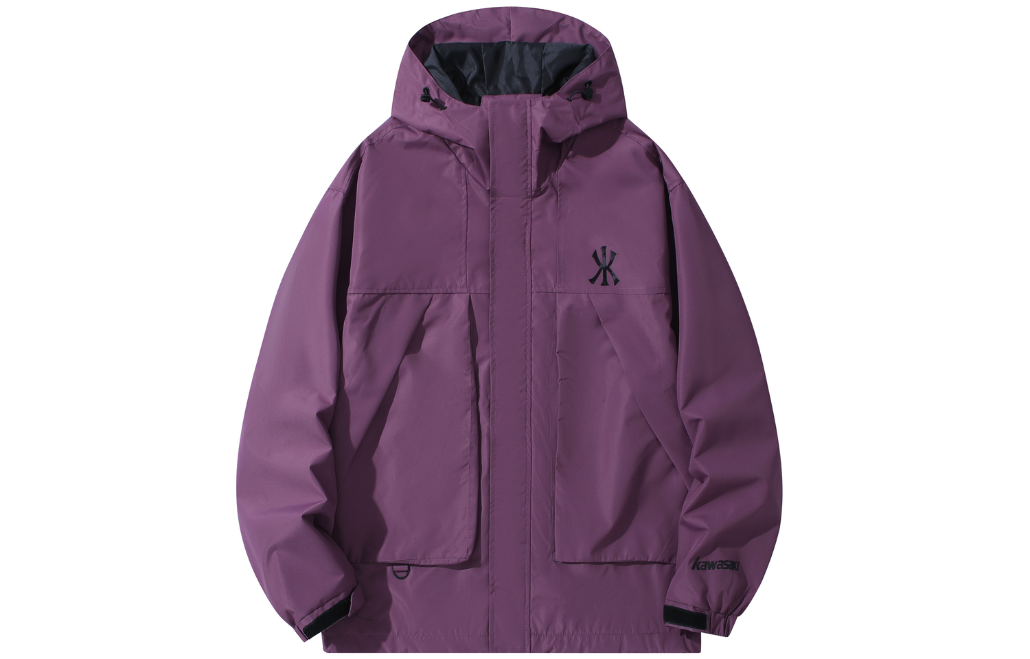 

Kawasaki Водонепроницаемая и ветрозащитная ветровка унисекс, Misty Purple