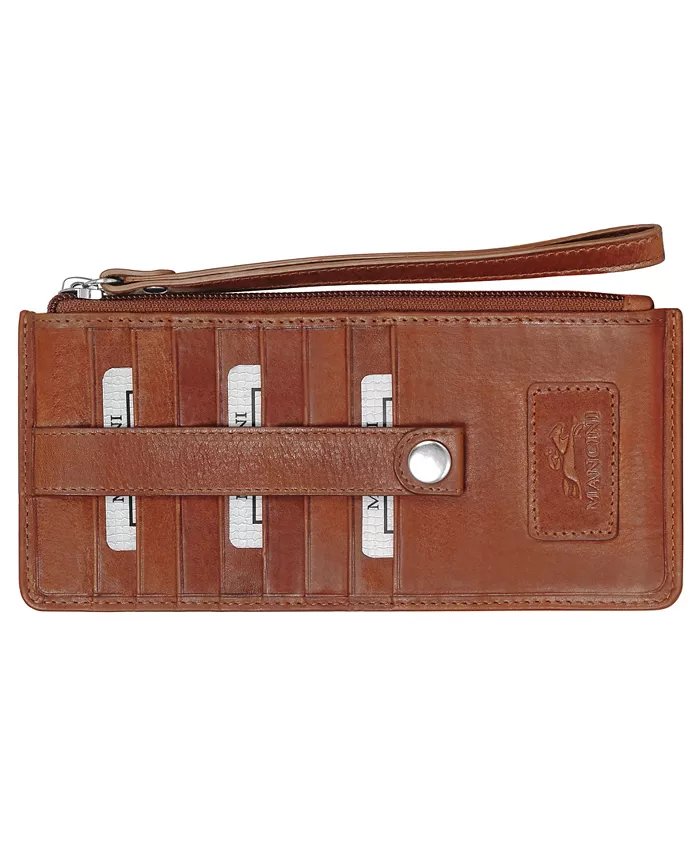

Женский кошелек Casablanca Collection с защитой RFID Mancini, коричневый/бежевый