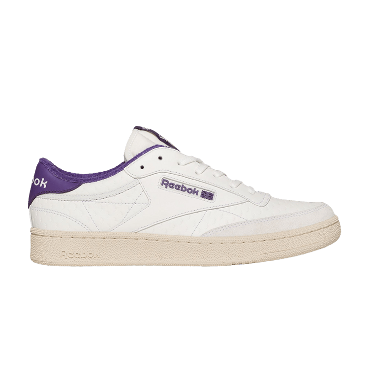 

Кроссовки Reebok Club C 'White Plum Purple', белый