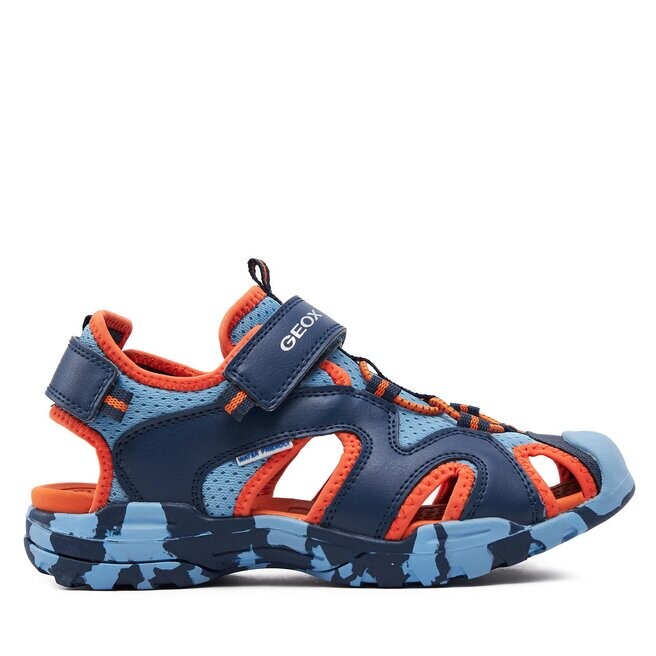 

Сандалии Geox J Borealis Boy J450RC 014BU C0573 D Lt Blue/Orange, синий