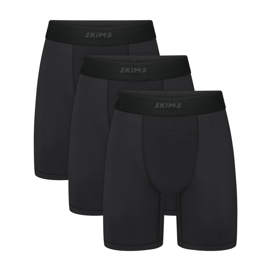 

Мужские трусы-боксеры 7 дюймов, 3 шт. SKIMS Skims Sport, цвет Obsidian