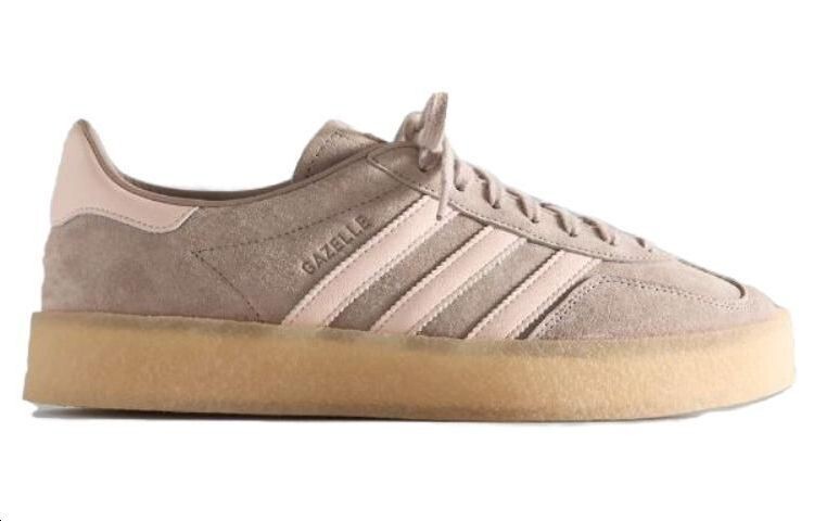Кроссовки Kith X adidas originals Gazelle Skateboarding Shoes Men Low-top Brown, коричневый — фото 2