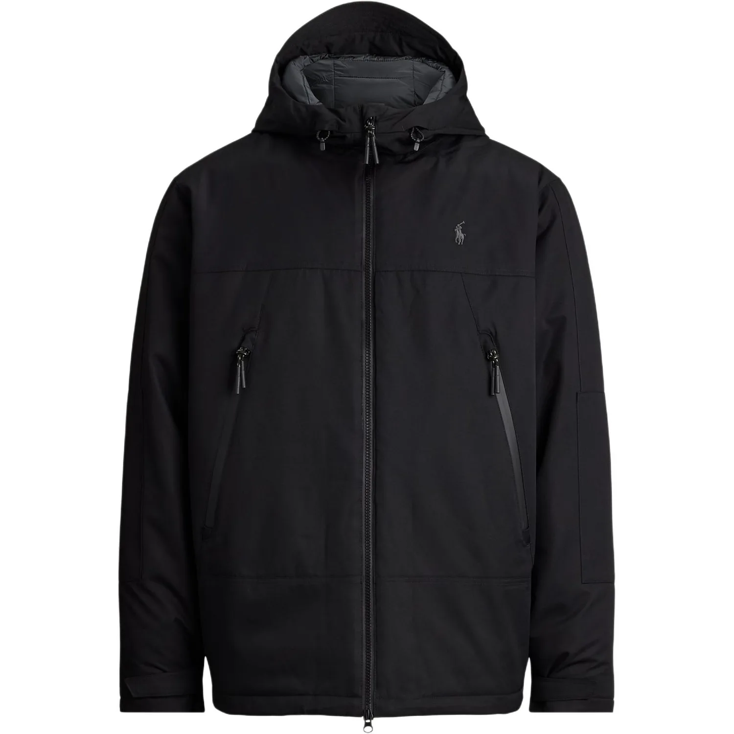 Утепленная ветровка с капюшоном Polo Ralph Lauren, Polo Black