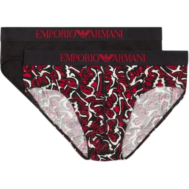 

Два комплекта трусов Valentine's Day Capsule Collection EMPORIO ARMANI, черный
