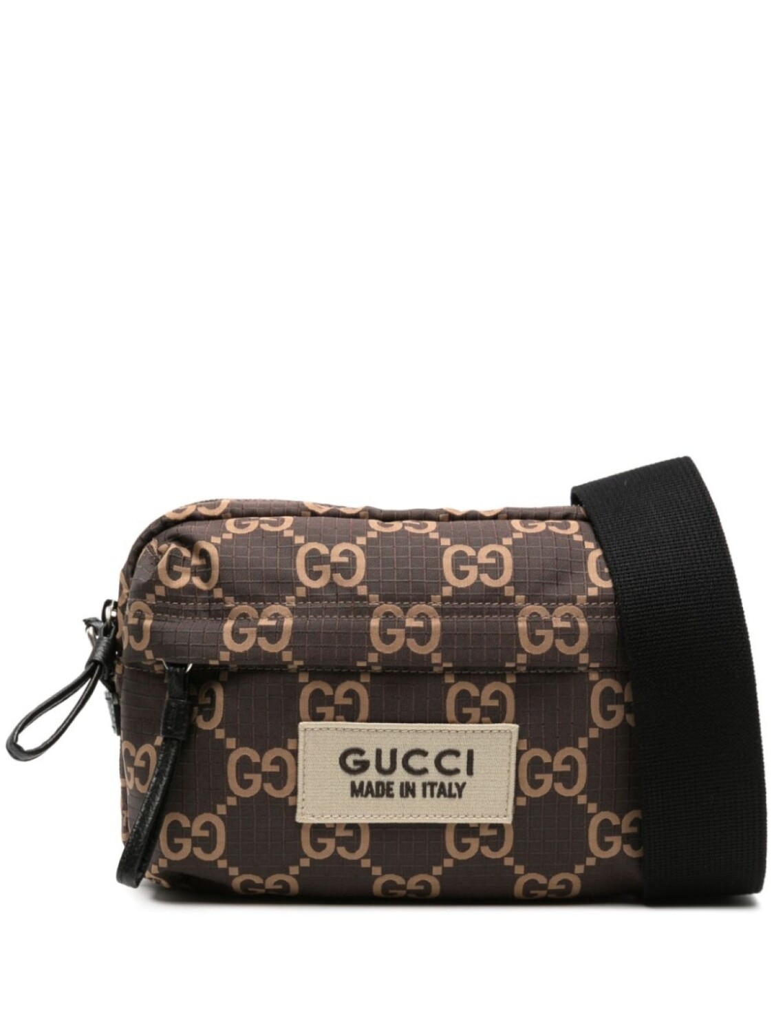 

Gucci сумка-мессенджер среднего размера с узором GG Supreme, коричневый