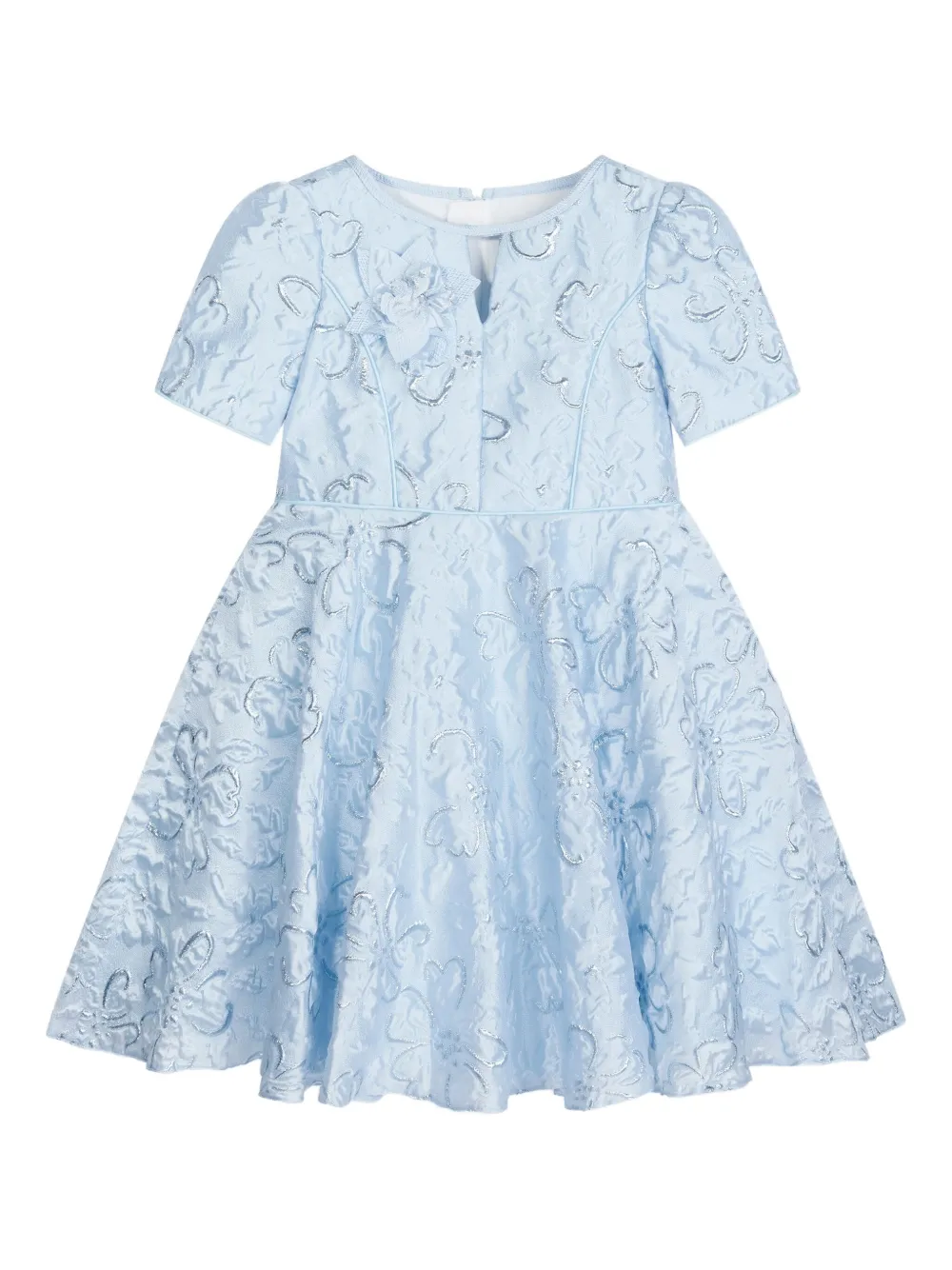 Платье с цветочной вышивкой Dress & Fleur, синий — фото 2
