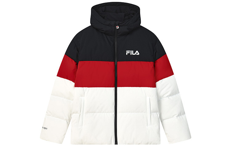 

Пуховик унисекс белый Fila, белый