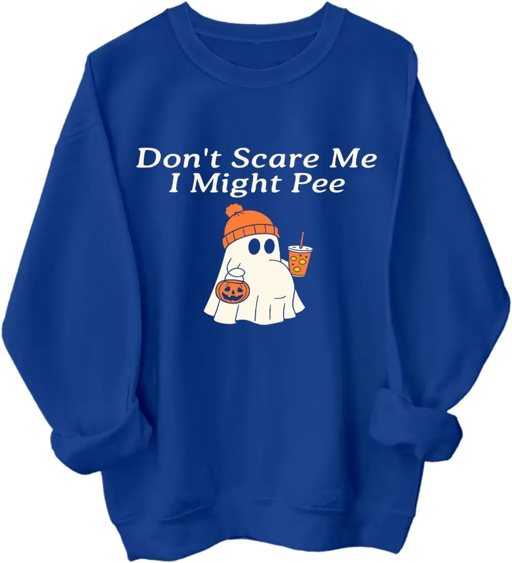 

Толстовка с принтом Don't Scare Me I Might Pee