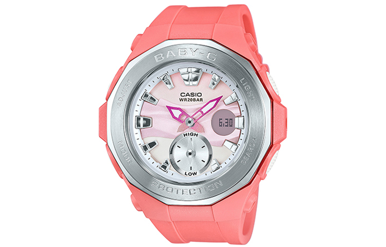 

CASIO Часы Women's BABY-G Pink Watch BGA-220-4A, Pink