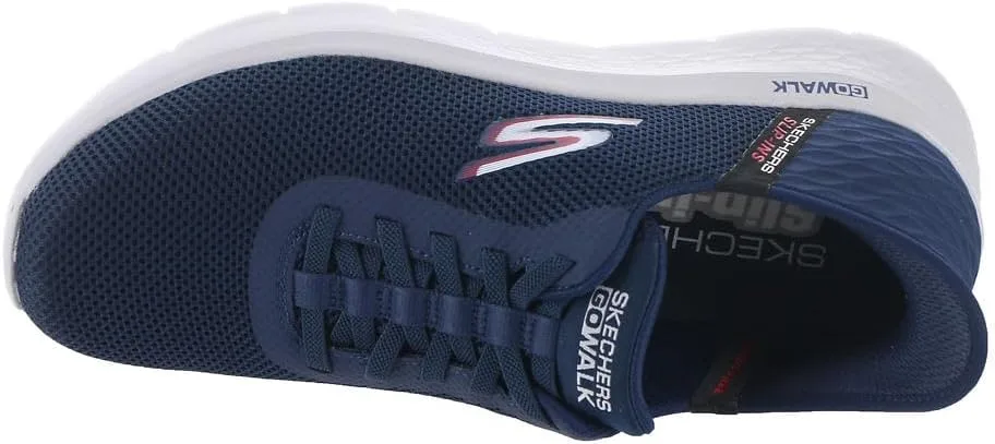 Мужские слипоны Skechers Hands Free: Go Walk Flex Hands Up Trainers, темно-синий — фото 2