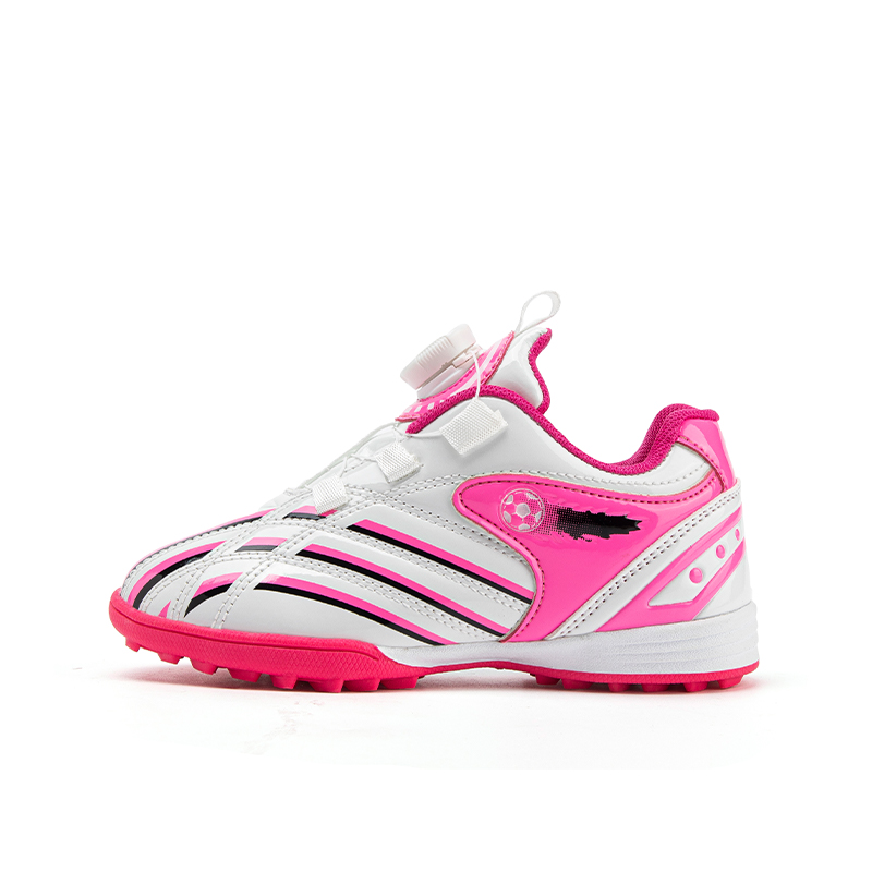 

SNOOPY Скользостойкие противоударные износостойкие низкие детские футбольные бутсы white pink kids