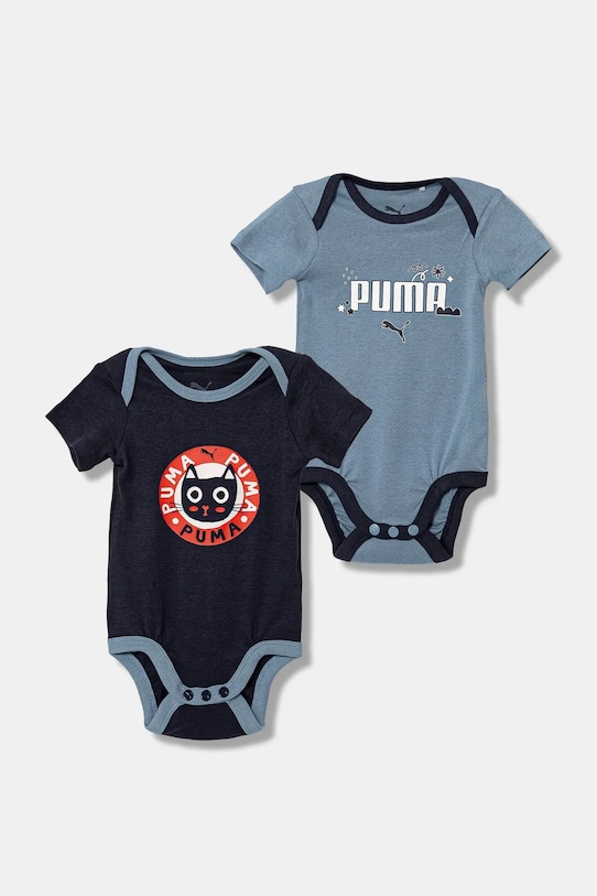 

Детские хлопковые боди MINICATS Newborn 2-Pack Graphic Bodysuit Set INF 2-pack Puma, синий