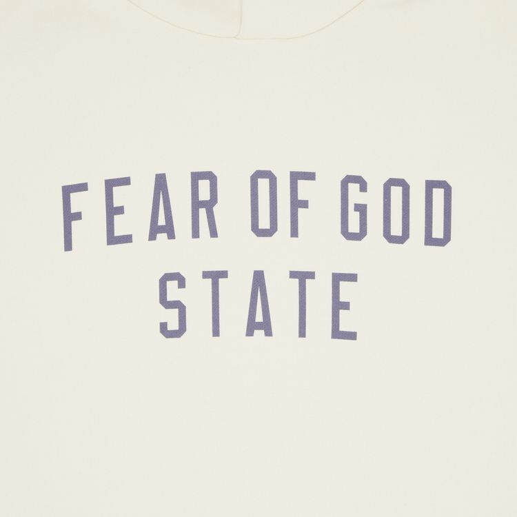 Худи Fear of God Essentials Fleece Hoodie Shell, кремовый — фото 3