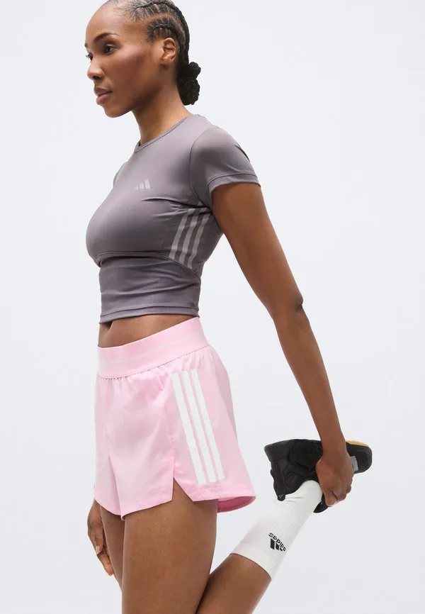 Короткие спортивные шорты Adidas Performance, True Pink — фото 4