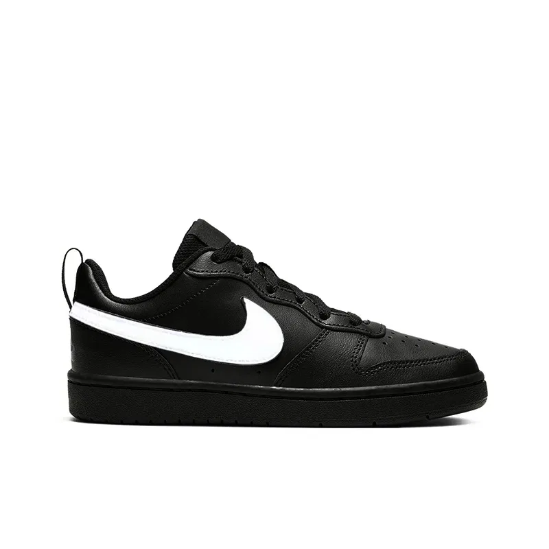 Кроссовки для скейтбординга Court Borough Synthetic Leather Low Top Black White Rose Cross Nun Nike — фото 3