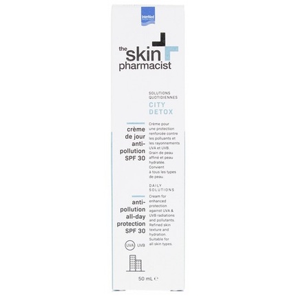 

Дневной крем для защиты от загрязнений кожи The Skin Pharmacist City Detox Anti-Pollution SPF 30 50 мл Markenlos