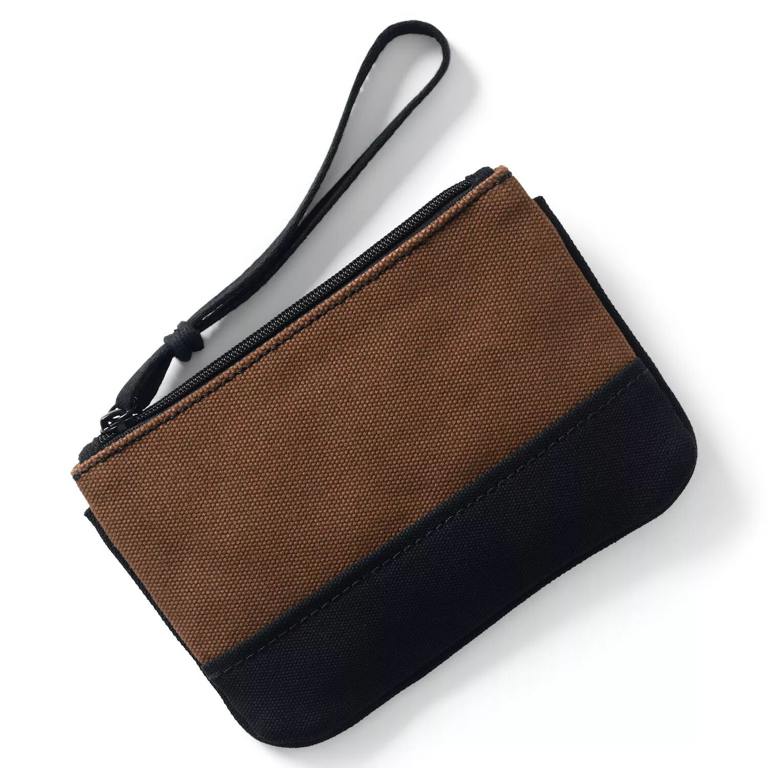 

Холщовый клатч на молнии Lands' End Lands' End, черный