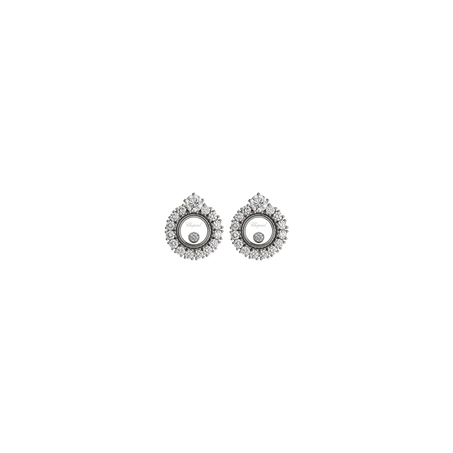 

Серьги Chopard Happy diamond из белого золота с бриллиантами