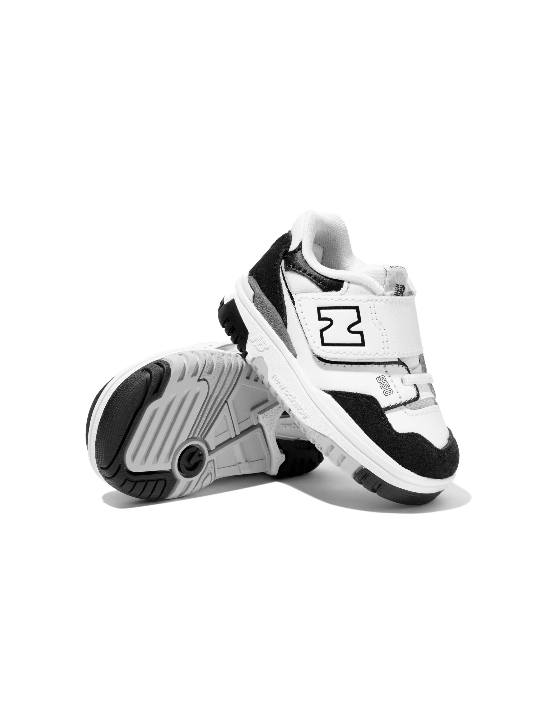Кроссовки 550 из искусственной кожи New Balance Kids, черный — фото 2