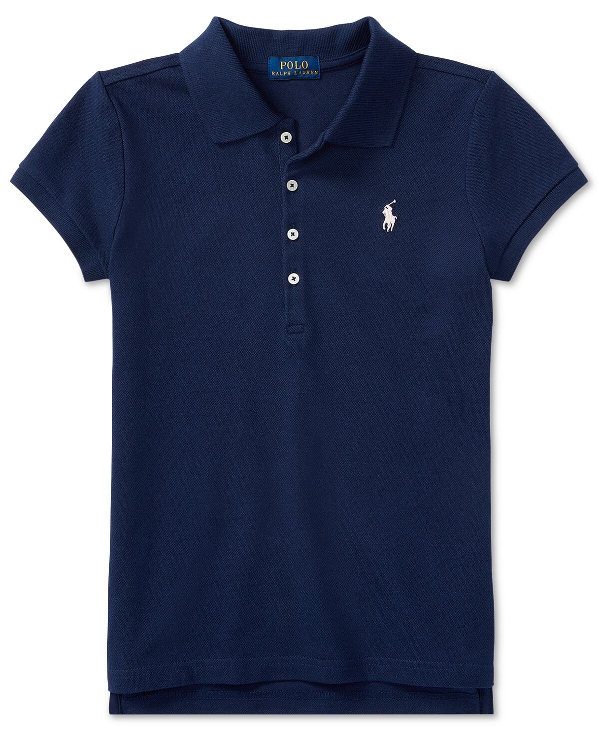 

Рубашка поло из эластичного хлопка для больших девочек Polo Ralph Lauren