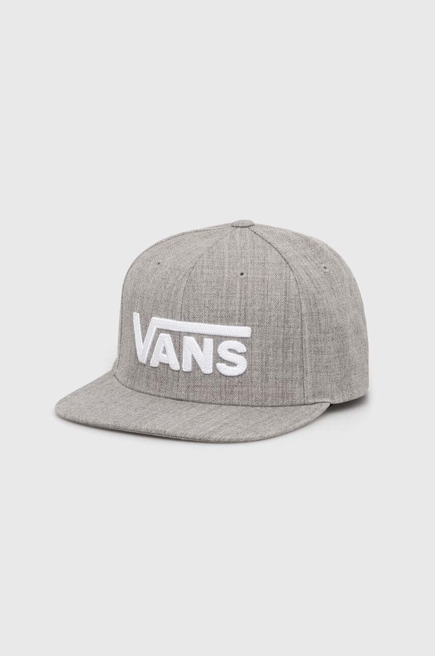 

Шапка Vans с козырьком с добавлением хлопка, серый