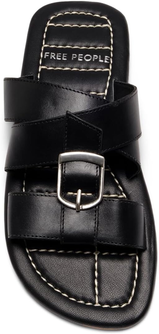 Сандалии Free People Sloan Buckle Sandal, черный — фото 2