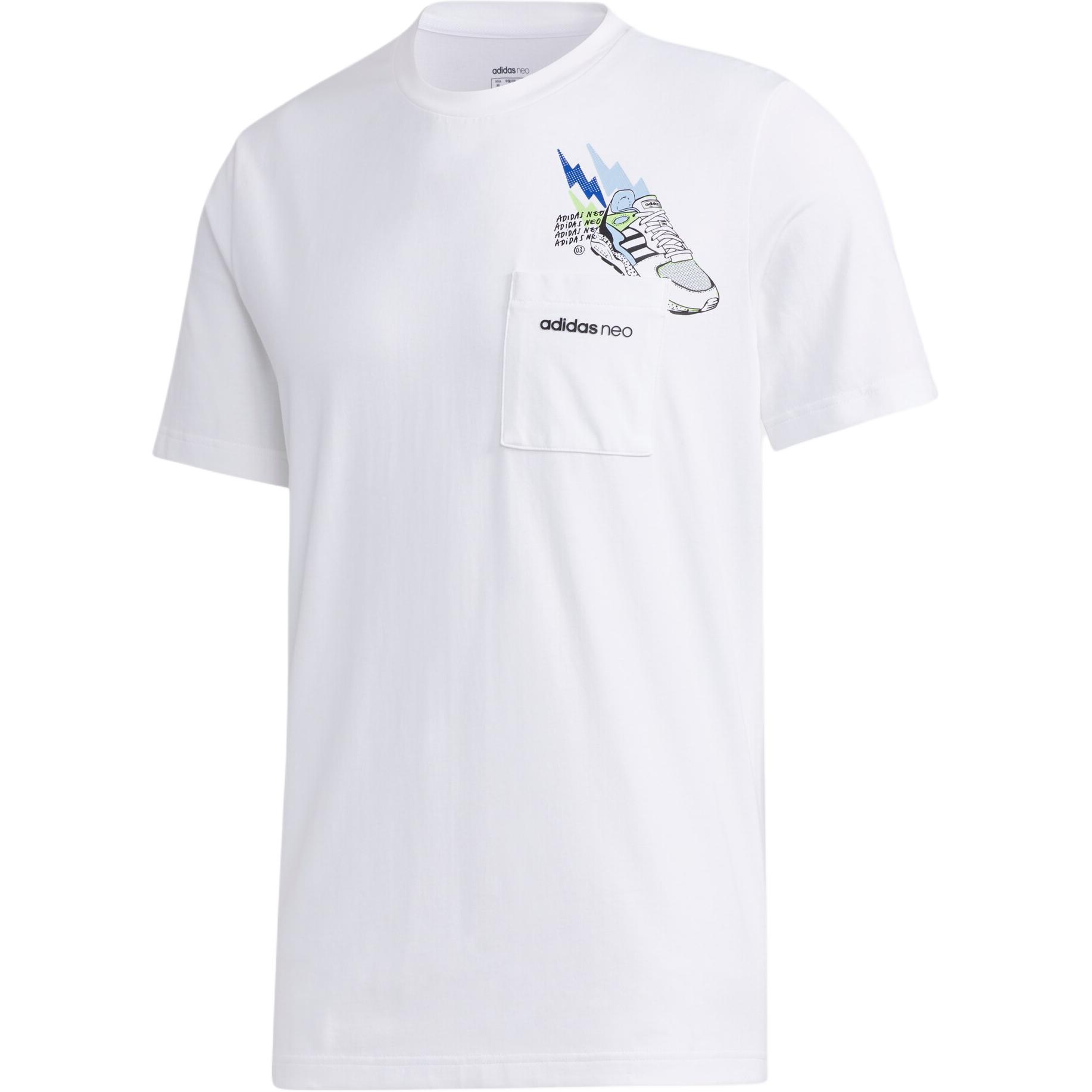 

Adidas Neo Футболка мужская белые