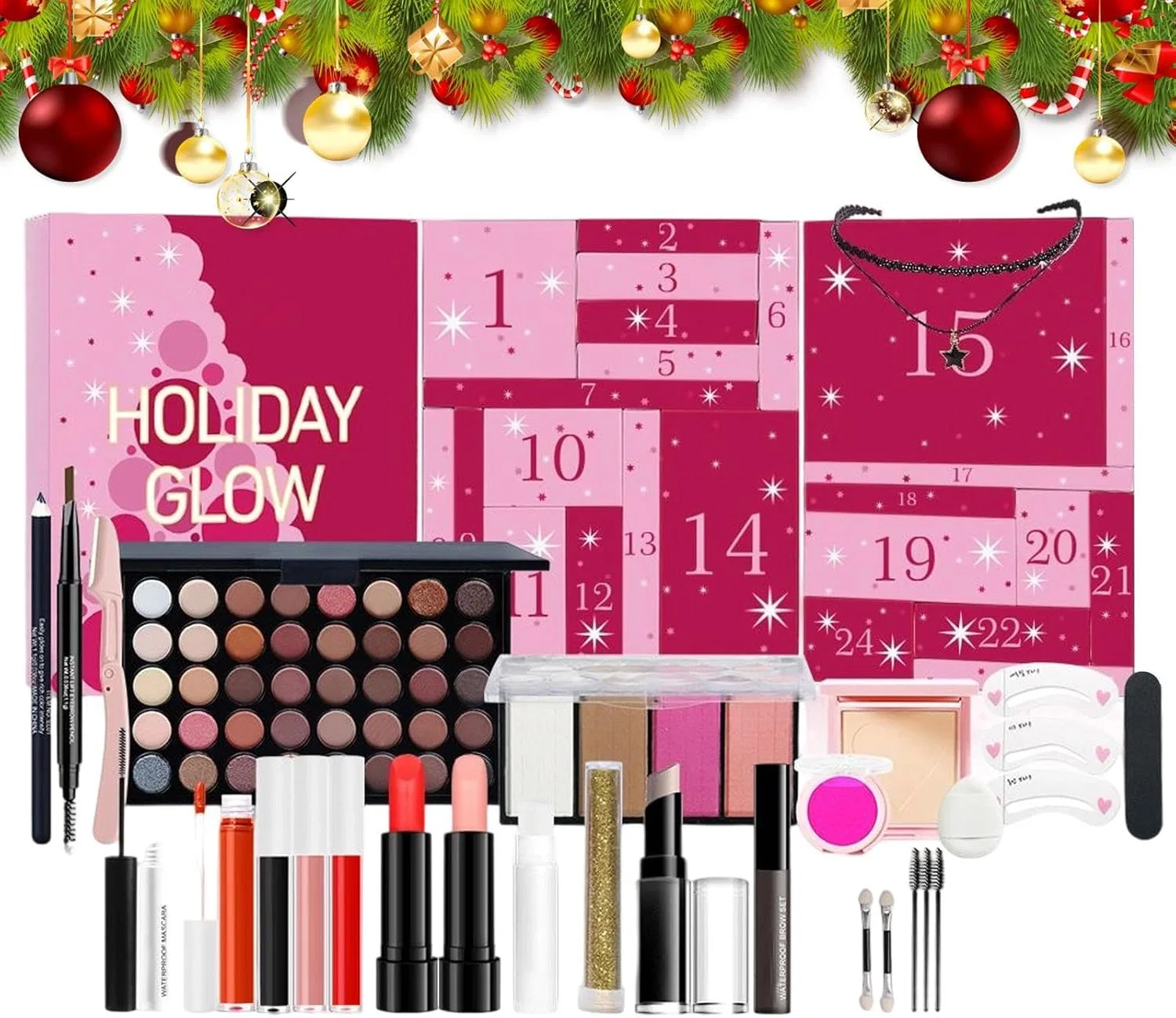 Набор косметики 2025 Makeup Calendar 24 дня, WoW003