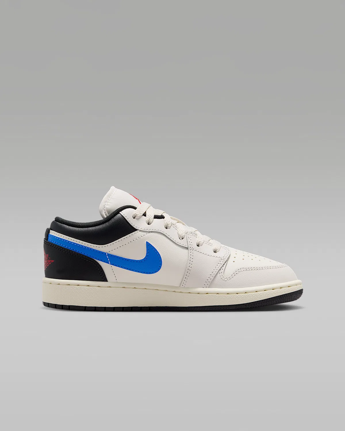 Кроссовки Air Jordan 1 Low для детей старшего возраста, Phantom/Sail/Off Noir/University Red — фото 3