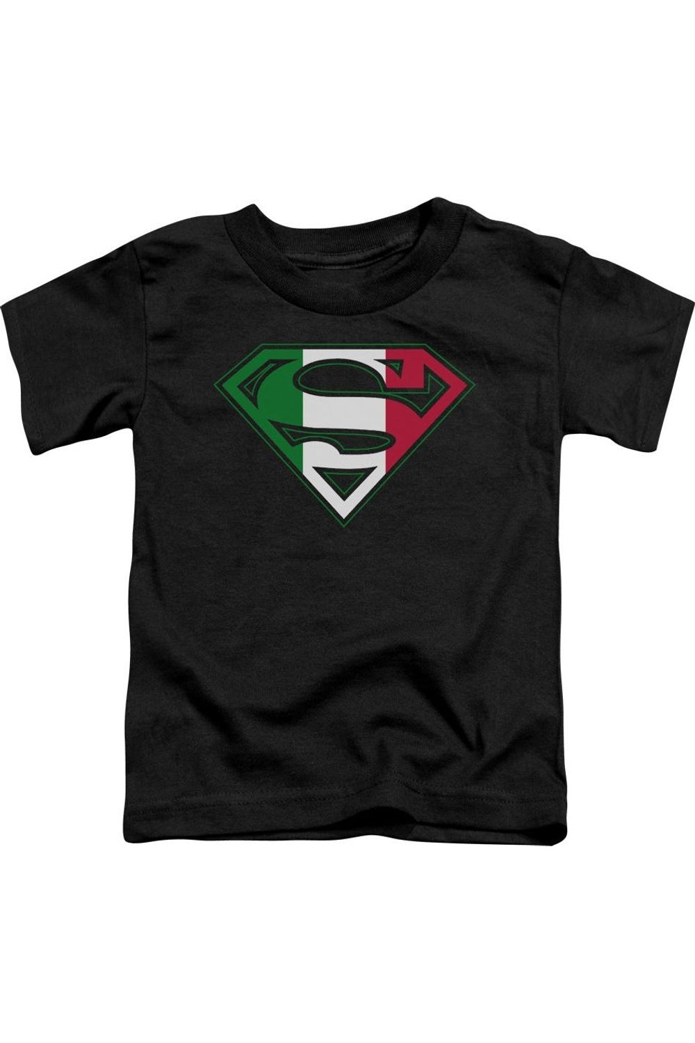 

Футболка с коротким рукавом для малышей "Супермен: Итальянский щит" Gildan, черный