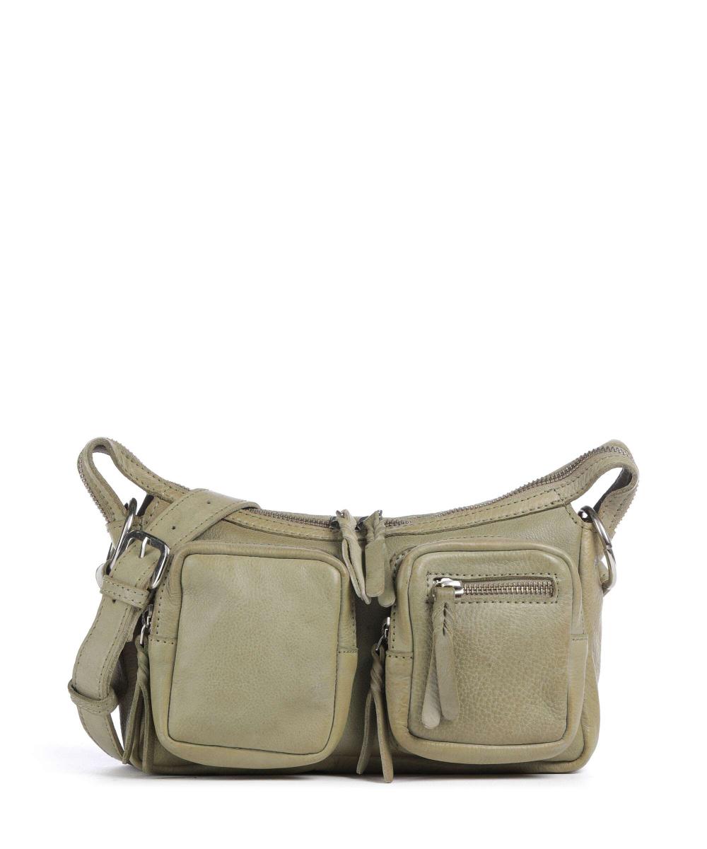 

Salvatorianplatz 4 сумка через плечо из зернистой коровьей кожи Taschendieb Wien, зеленый