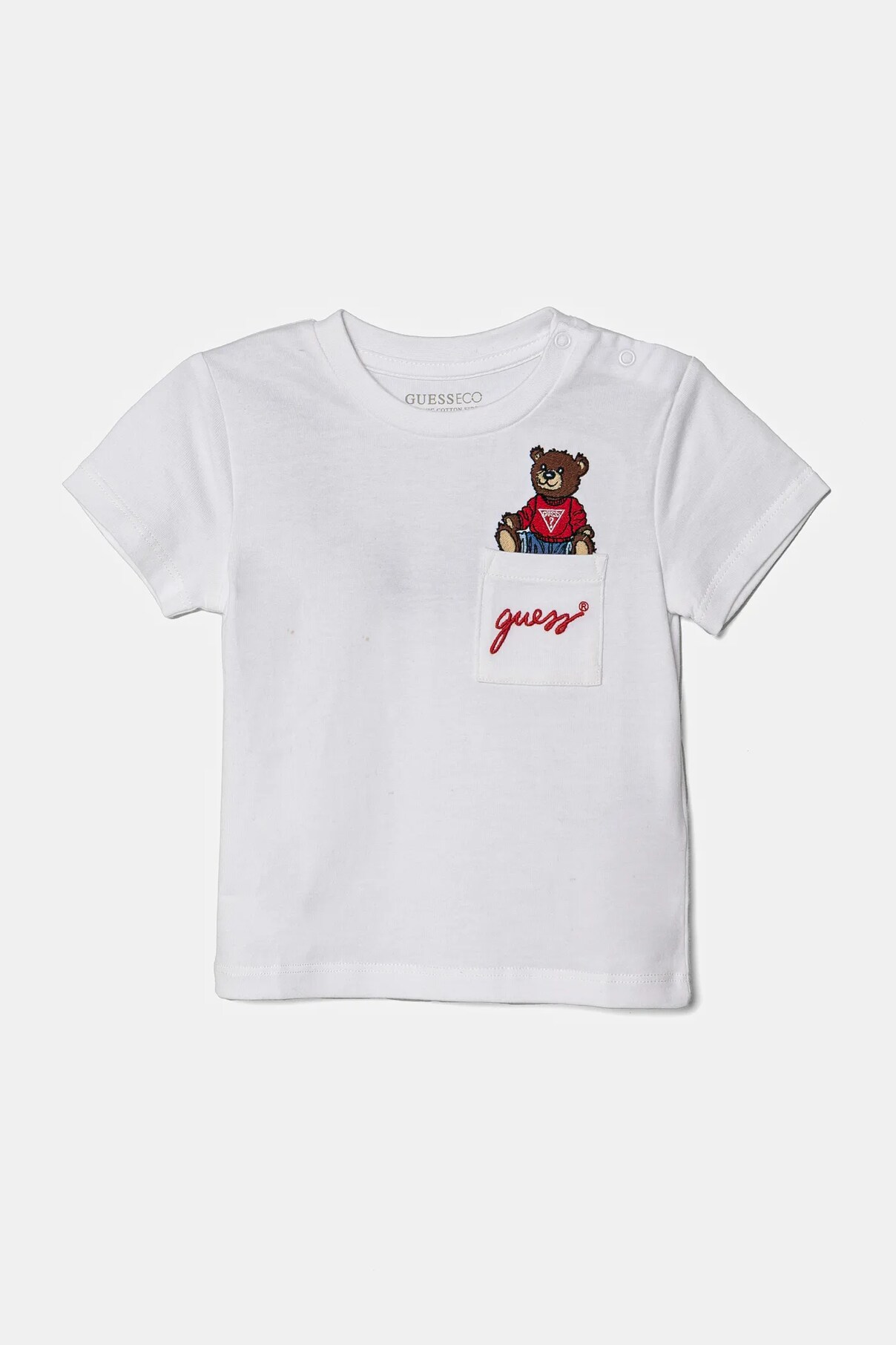 

Футболка из хлопка для малышей Guess, белый