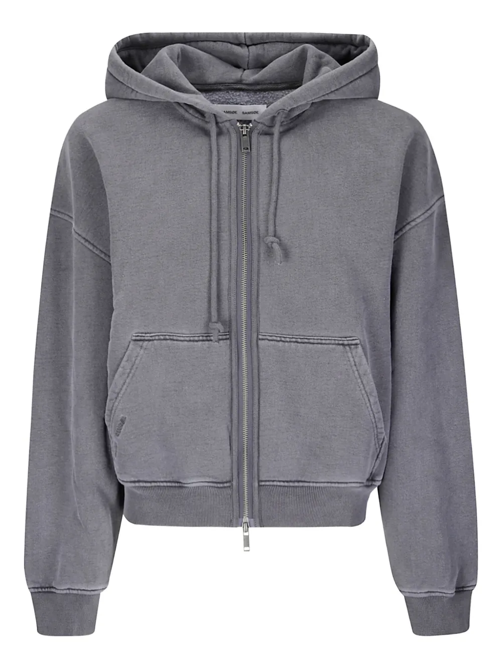 

Толстовка Sava с капюшоном на молнии спереди SAMSOE SAMSOE, серый
