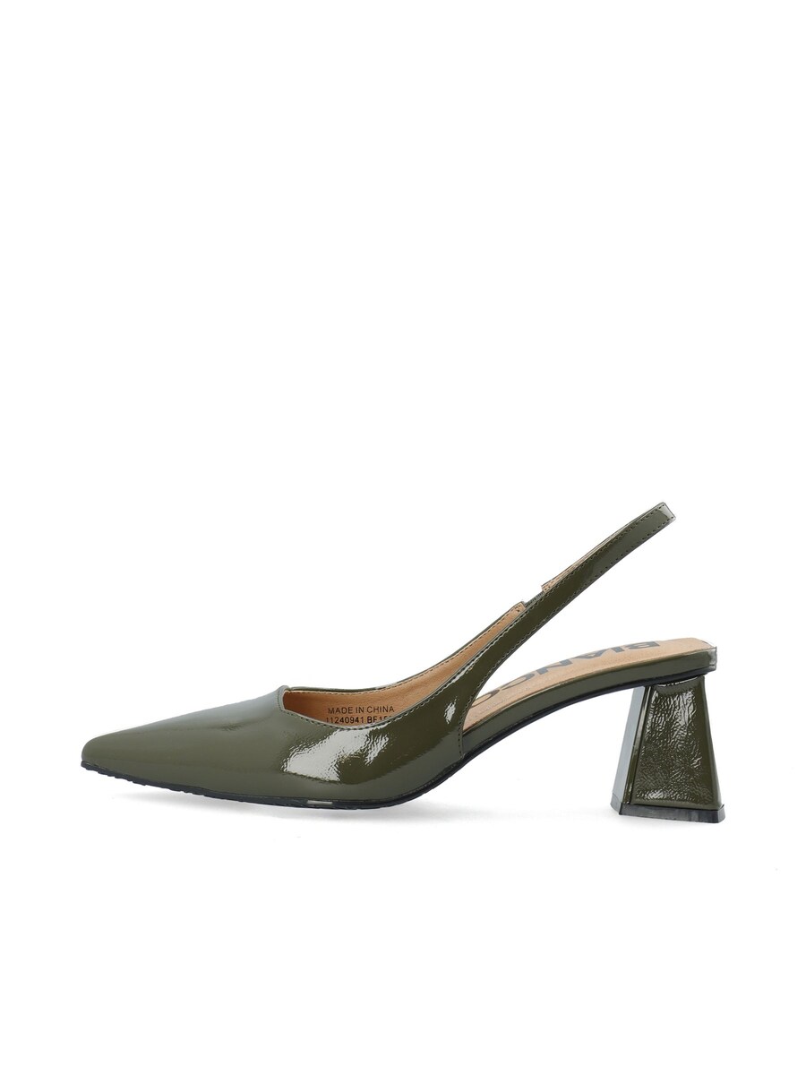 Туфли-лодочки с открытой пяткой Bianco Maralyn, Olive