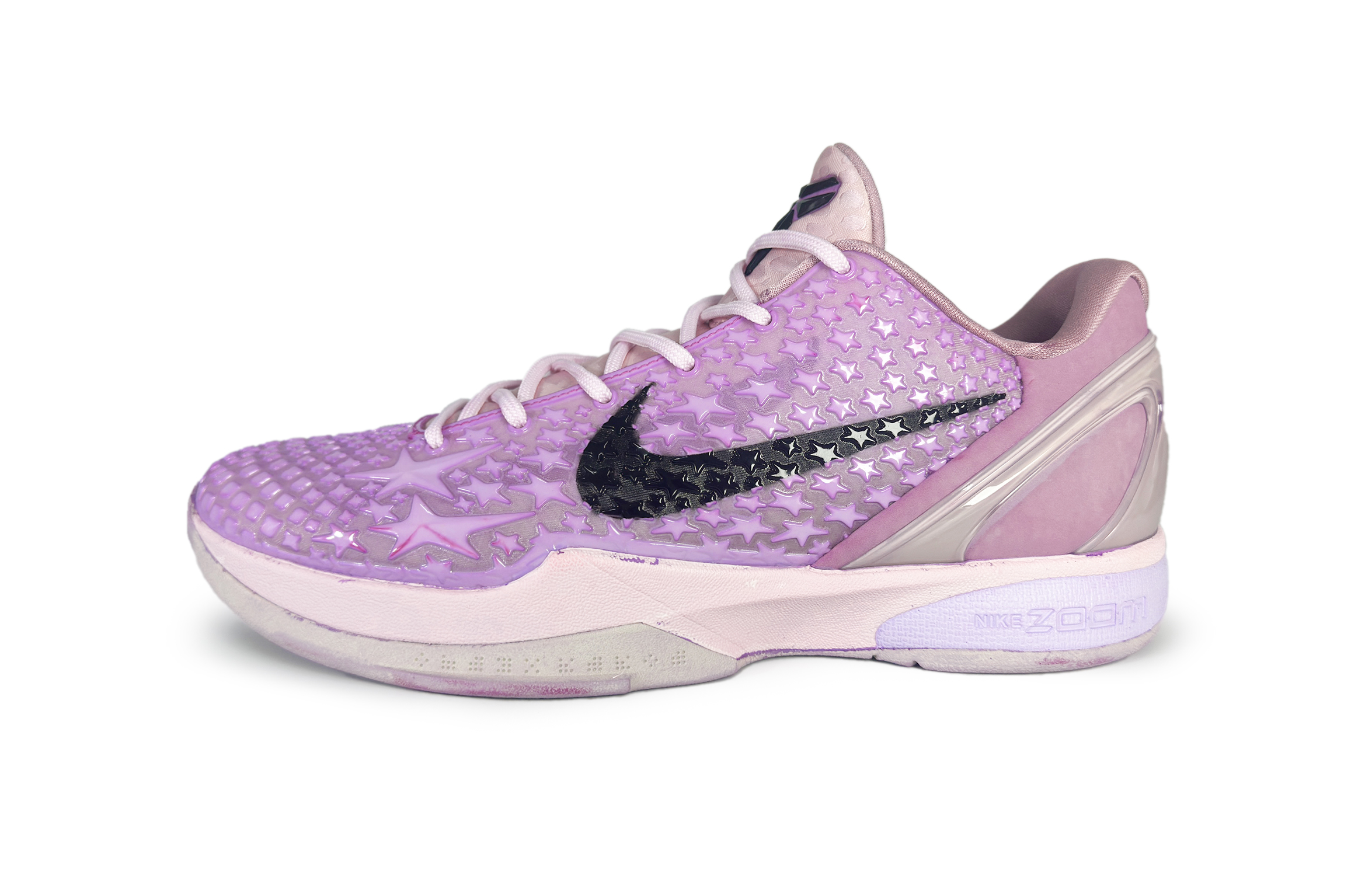 

Nike Баскетбольные кроссовки Zoom Kobe 6 с защитой от скольжения и опрокидывания, низкие, мужские, фиолетовые