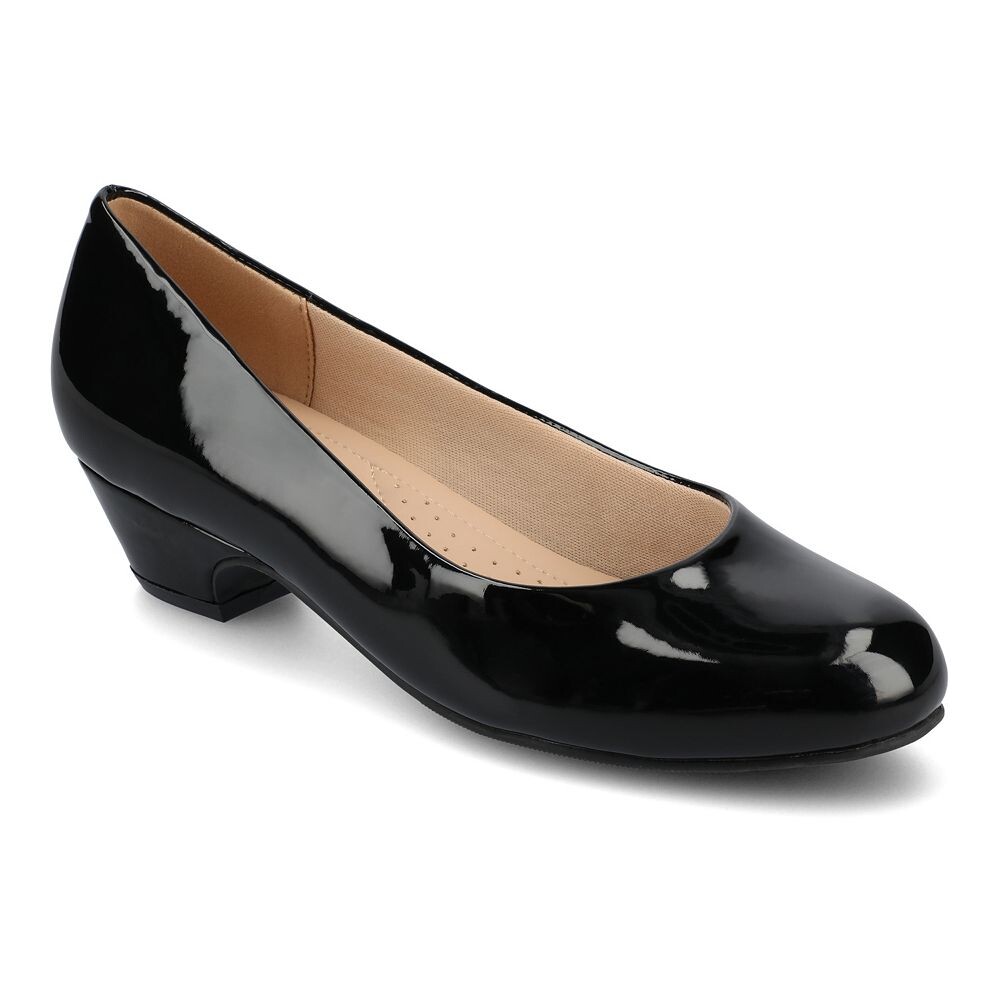 

Женские туфли на высоком каблуке Journee Collection Saar, цвет Black Patent