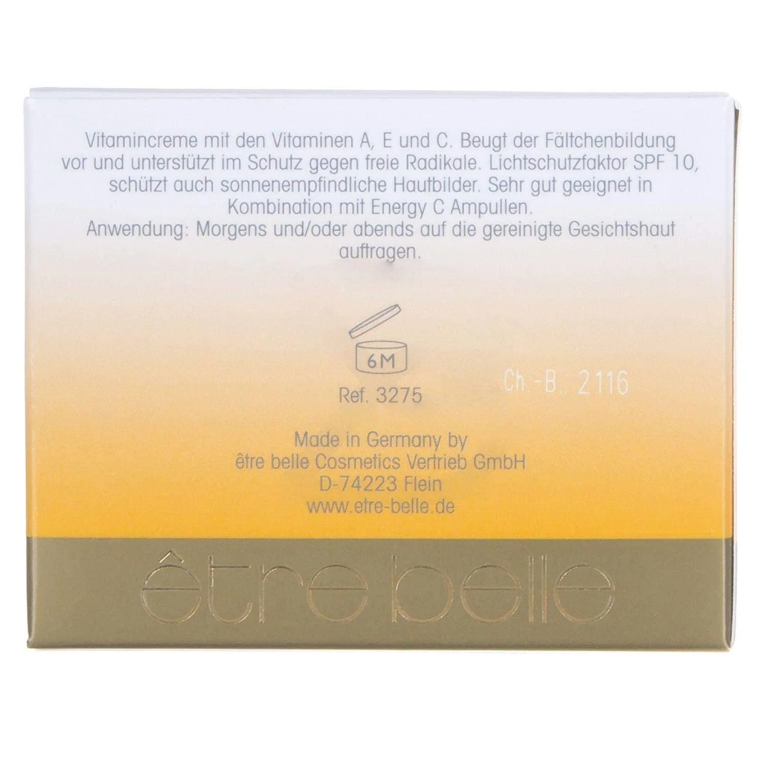 Крем для лица SPF ÊB ÊTRE BELLE «Energy Plus A + E + C» от etre Cosmetics — фото 2