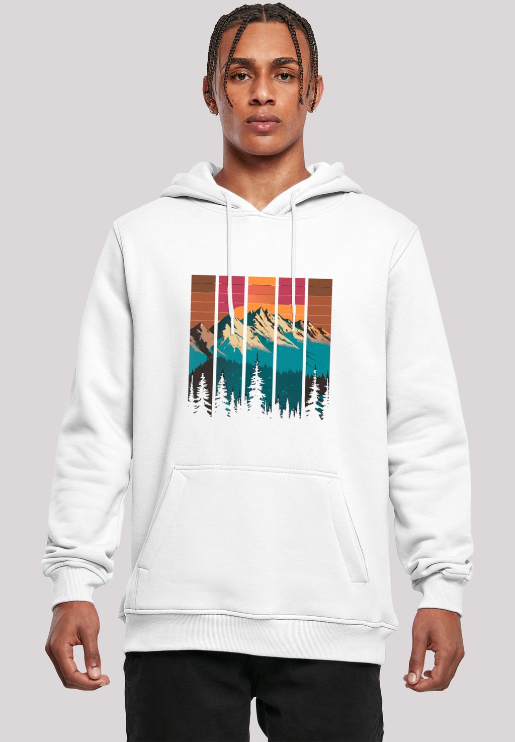 

Толстовка BERG SONNENUNTERGANG RETRO F4NT4STIC, белый