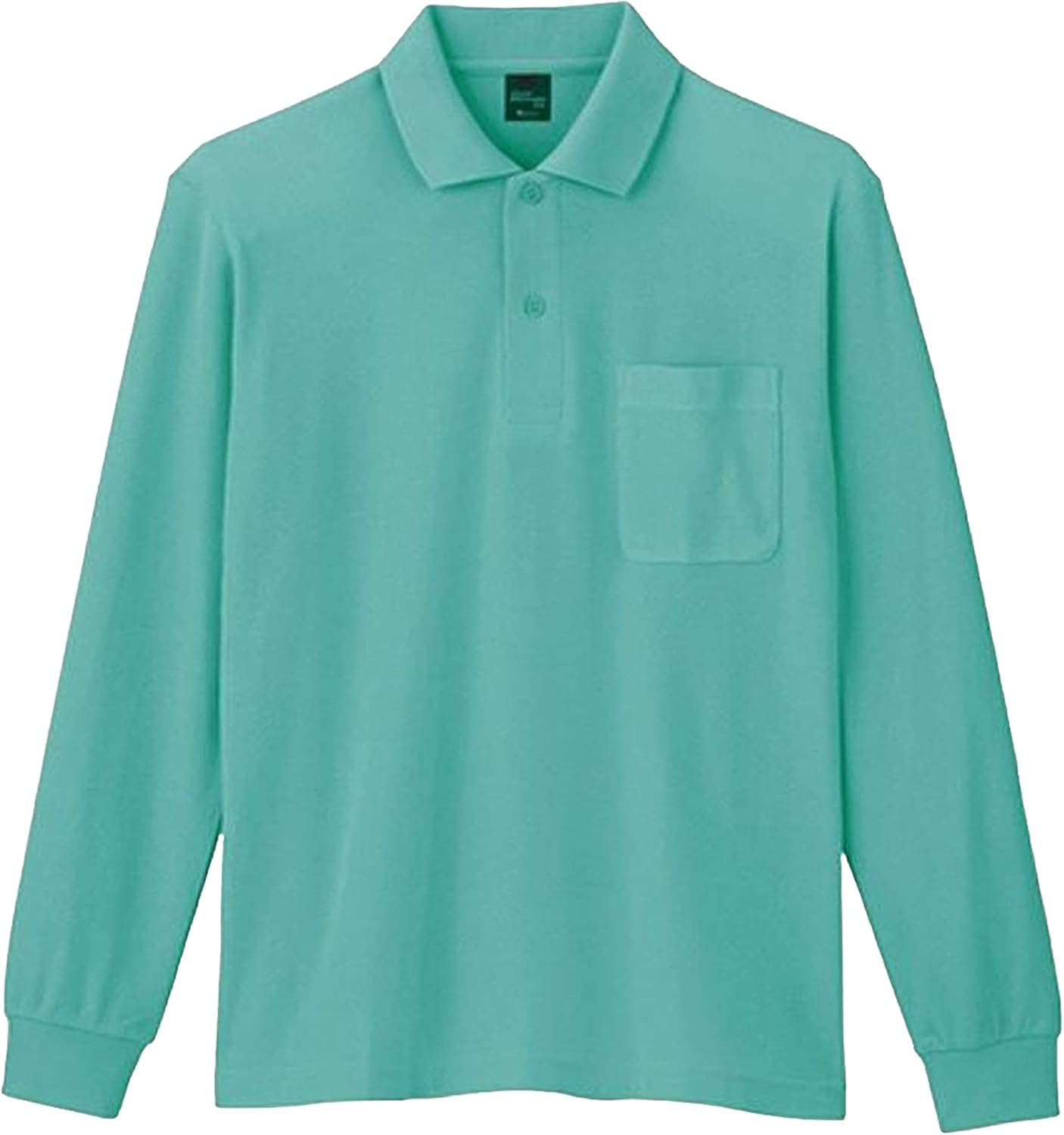 

Рубашка-поло с длинным рукавом Jichodo Field Message 85844 (для круглогодичного использования), изумрудный