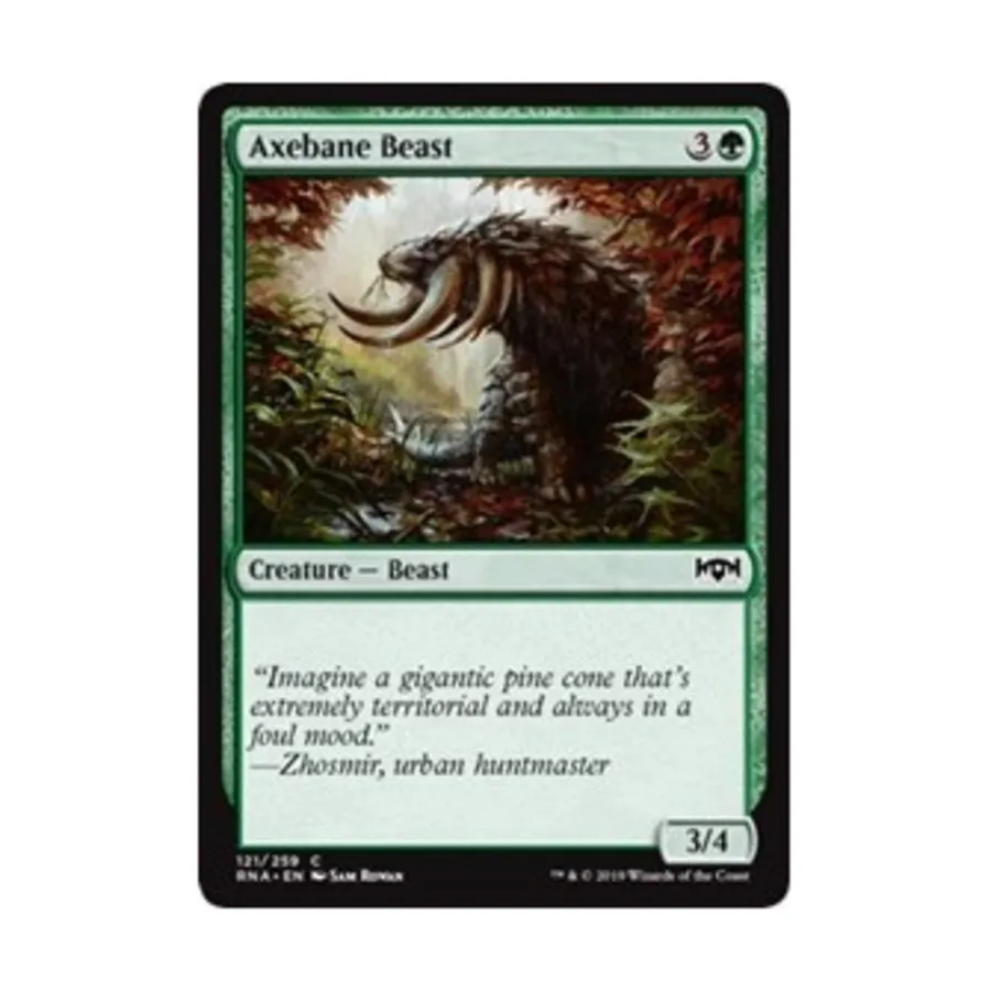 

CCG Топороподобный зверь (клавиша C), MTG - Ravnica Allegiance