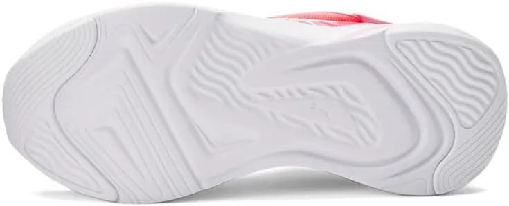 Кроссовки PUMA для мальчиков Rift Slip On с принтом по всей поверхности, коралловый/белый — фото 4