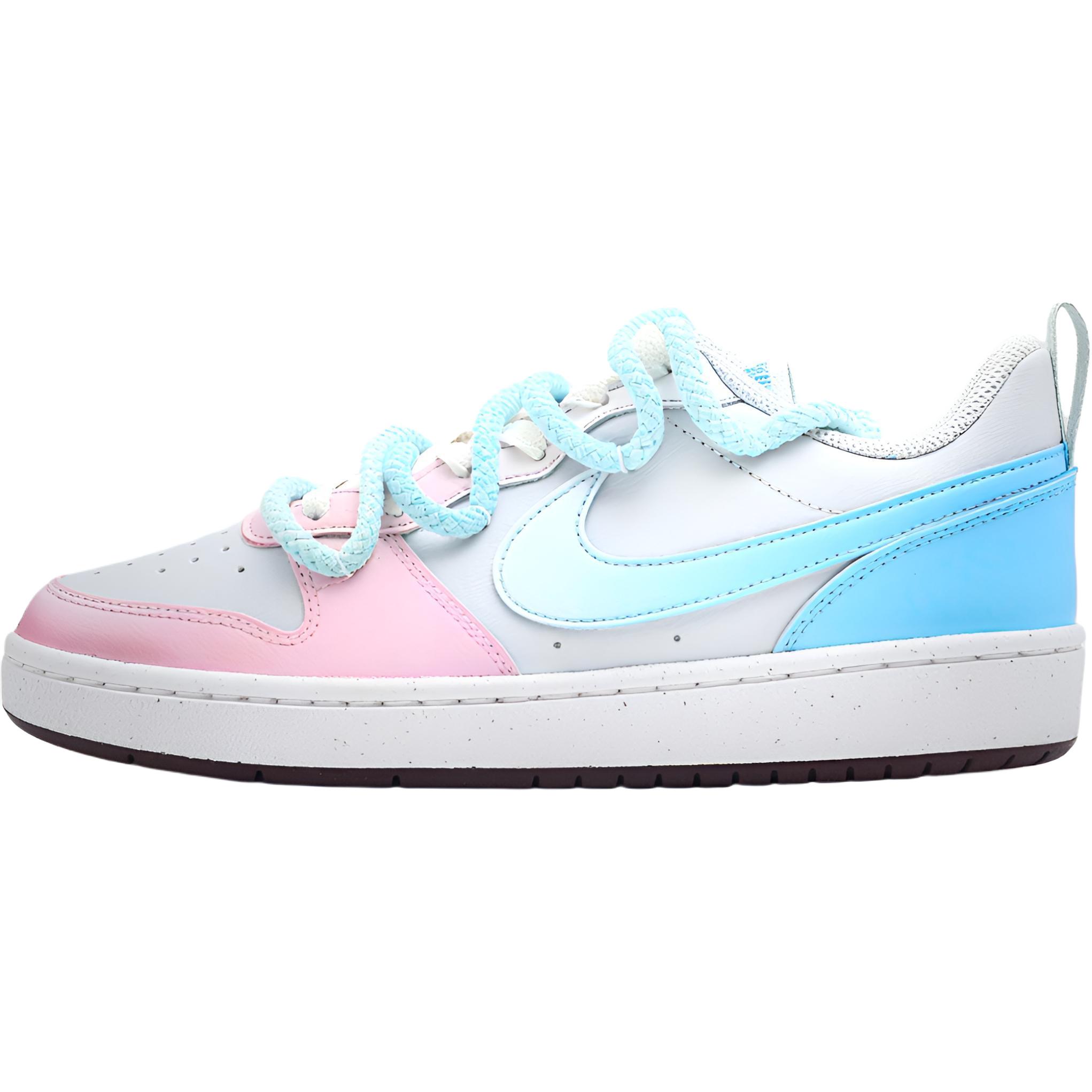 

Кроссовки для скейтбординга Court Borough устойчивые к истиранию дышащие низкие для детей подростков Nike, розовый