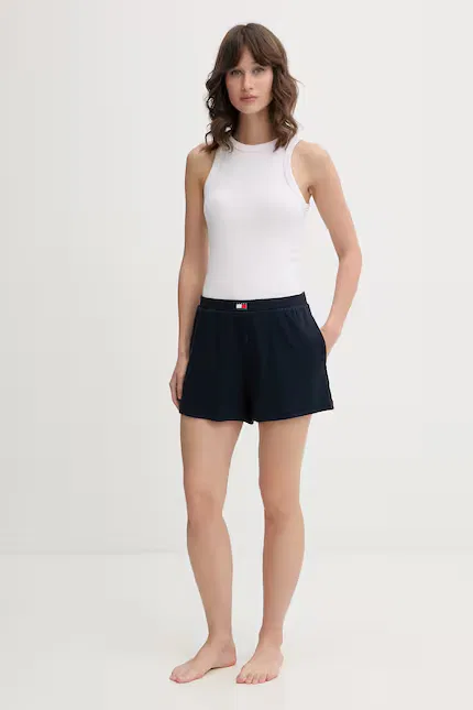 Пижамные шорты из хлопка Tommy Hilfiger, синий — фото 2