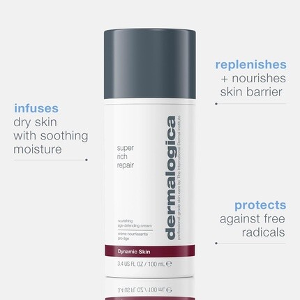 Крем для лица Dermalogica — Super Rich Repair Moisturizer — питает хронически сухую кожу, защищает кожу от, 100 мл — фото 2