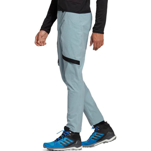 Спортивные штаны adidas Terrex Zupahike Pts Colorblock Elastic high waist Big Pocket Sports Pants Gray, мультиколор — фото 4
